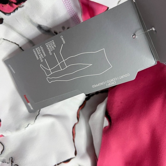 Under Armour Women's HeatGear Training Crop Tight 1320551-634 Pink Grey Size XL - Picture 6 of 11